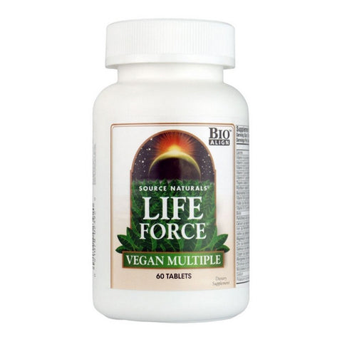 Source Naturals, Life Force Vegan Multiple, 60 Tabs