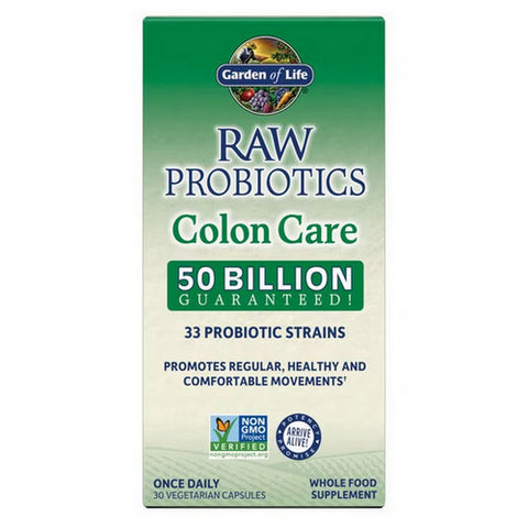 Garden of Life, Garden of Life Raw Probiotics Colon Care, 30 Caps