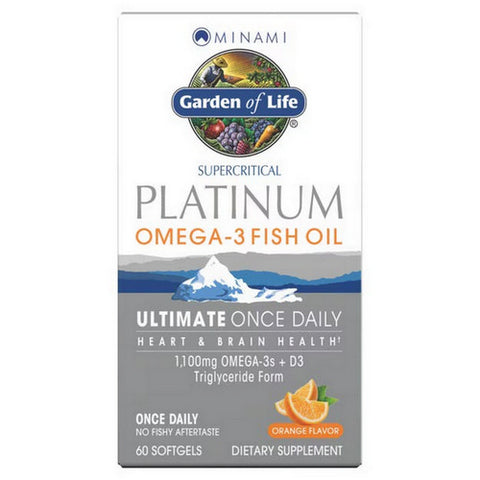 Garden of Life, Minami Platinum, Orange Flavor, 60 Softgels