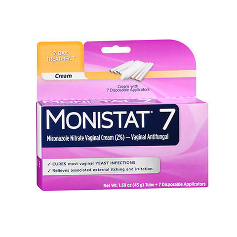 Monistat, 7 Vaginal Antifungal Cream, 7 Each Monistat