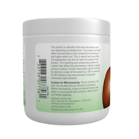 Now Foods, 100% Pure Organic Shea Butter, 7 oz