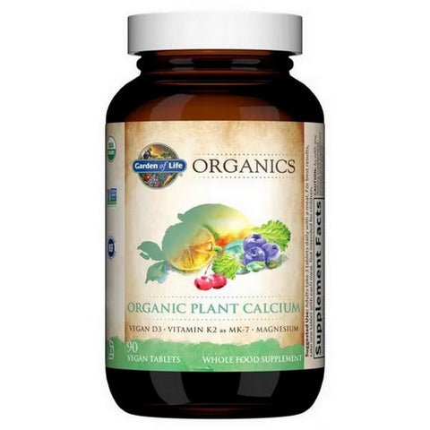 Garden of Life, Organics Plant Calcium, 90 Tabs