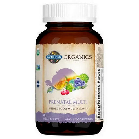 Garden of Life, Organics Prenatal Multi, 90 Tabs