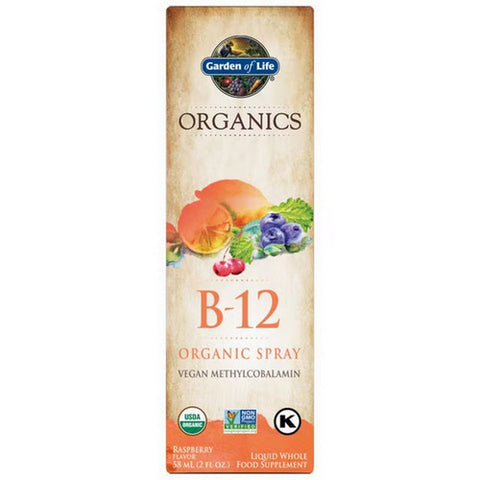 Garden of Life, Organics Organics B12 Spray, 2 Oz