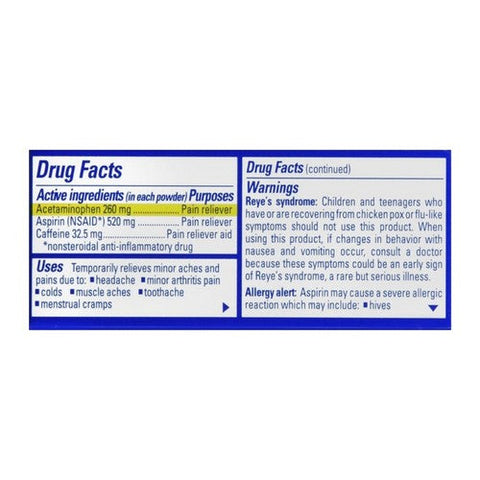Med Tech Products, Extra Strength Pain Reliever Headache Powder Packs, 24 Each Med Tech Products