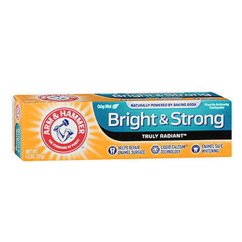 Arm & Hammer, Truly Radiant Whitening & Enamel Strengthening Toothpaste, 4.5 Oz Arm & Hammer