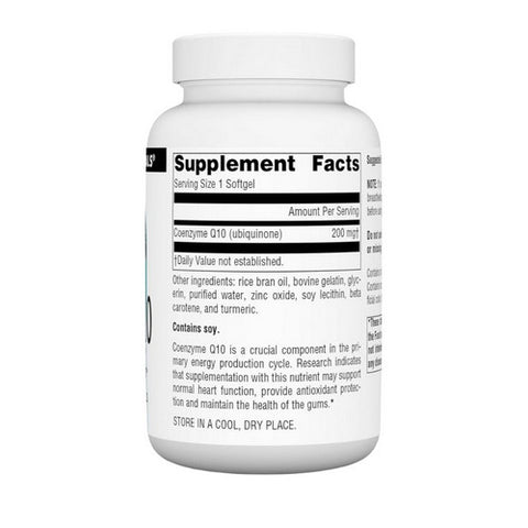 Source Naturals, Coenzyme Q10, 200 MG, 90 Softgels