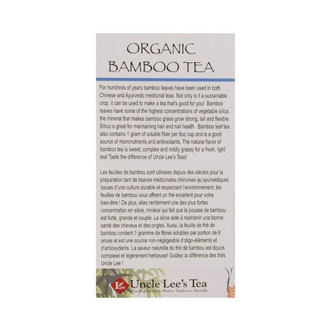 Uncle Lees Teas, Organic Bamboo Tea Mint, Mint 18 Bags Uncle Lees Teas