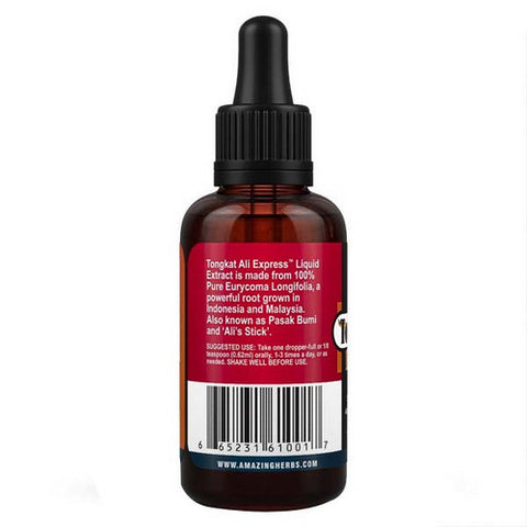 Amazing Herbs, Black Seed Tongkat Ali Express Liquid Extract, 1 oz
