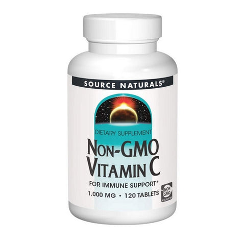 Source Naturals, Vitamin C  Non-GMO, 1000 mg, 120 Tabs