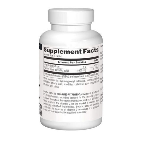 Source Naturals, Vitamin C  Non-GMO, 1000 mg, 240 Tabs