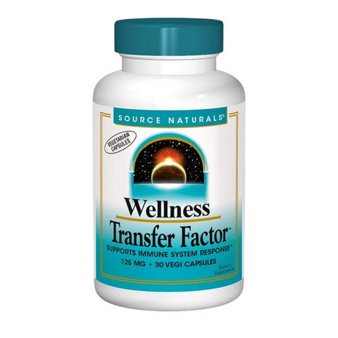 Source Naturals, Wellness Transfer Factor, 125 mg, 30 Vcaps Source Naturals