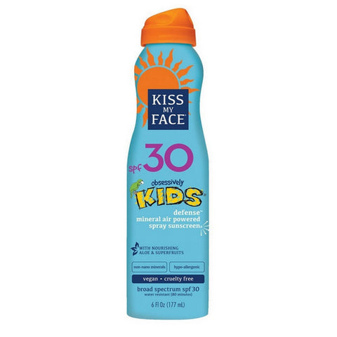 Kiss My Face, Kids Defense Mineral SPF 30 Continuous Spray Lotion, 6 oz