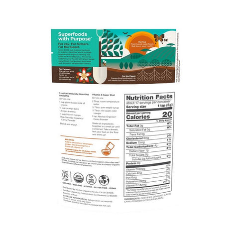 Navitas Organics, Camu Powder, 3 Oz