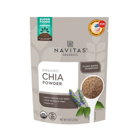 Navitas Organics, Organic Chia Seed Sprouted Powder, 8 Oz