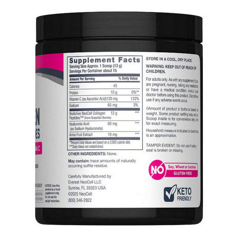 Neocell Laboratories, Advanced Collagen Peptides Grass Fed Plus, 6.46 Oz Neocell Laboratories