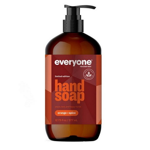 EO Products, Hand Soap Holiday Scent Orange + Spice, 12.75