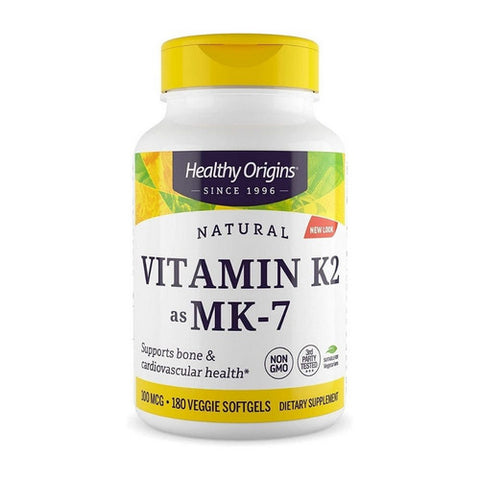 Vitamin K2 As MK-7 180 VegCaps by Healthy Origins