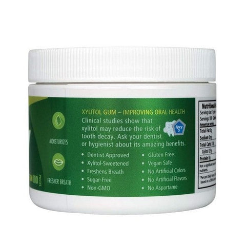 Xlear Inc, Spry Dental Defense Sugar Free Gum With Xylitol Natural Spearmint, 100 Pieces Xlear Inc