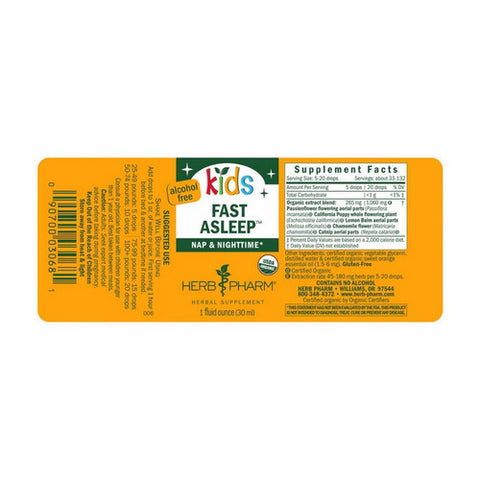 Herb Pharm, Kids Fast Asleep, 1 fl oz