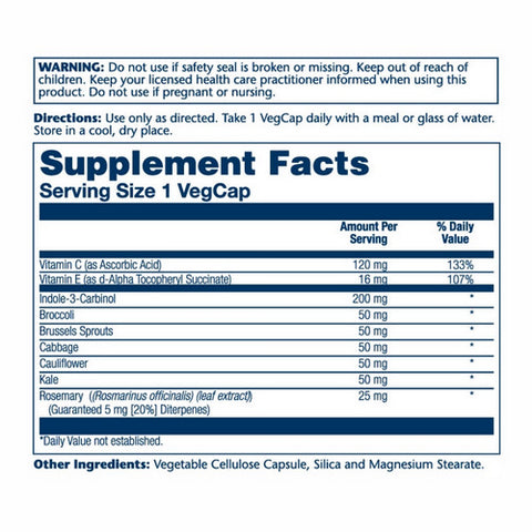 Solaray, Indole-3 Supreme, 200 mg, 30 Caps