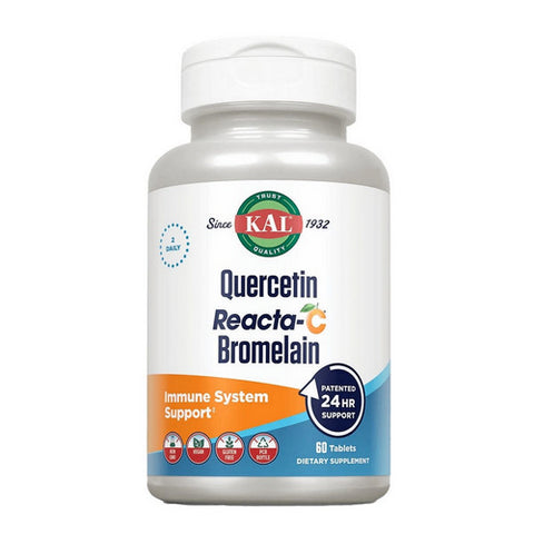 Kal, Quercetin Reacta-C Bromelain, 60 Tabs