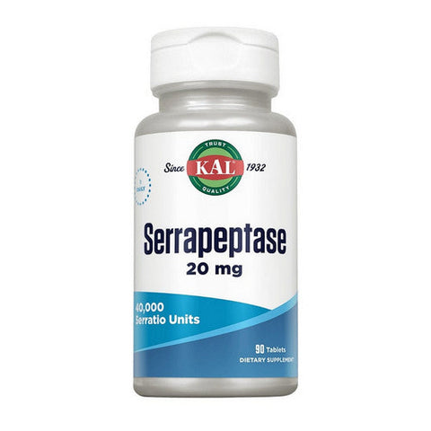 Kal, Serrapeptase, 20 mg, 90 Tabs Kal