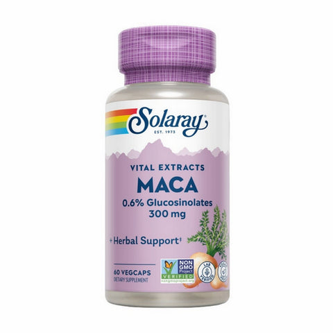 Solaray, Maca Root Extract, 300 mg, 60 Caps