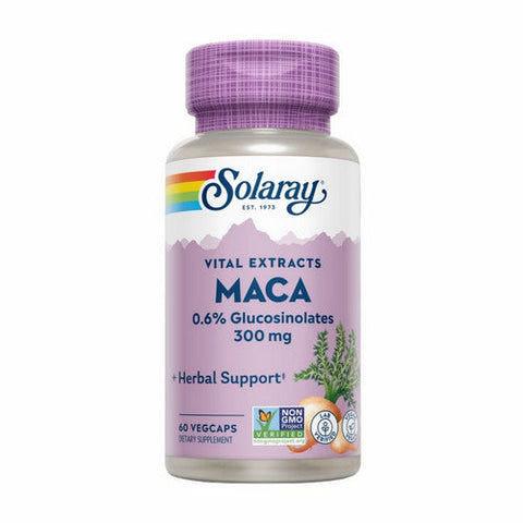 Solaray, Maca Root Extract, 300 mg, 60 Caps Solaray