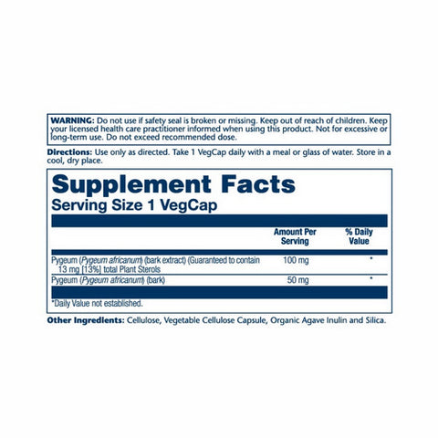 Solaray, Pygeum Bark Extract One Daily, 30 Caps