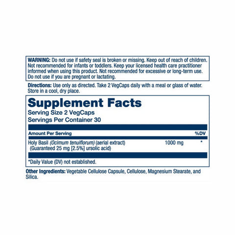 Solaray, Holy Basil, 450 mg, 60 Caps