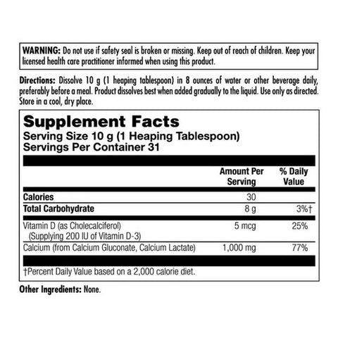 Kal, Crystal Calcium, 10.6 oz