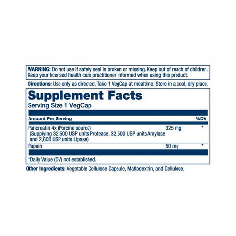 Solaray, Pancreatin 1300, 90 Caps