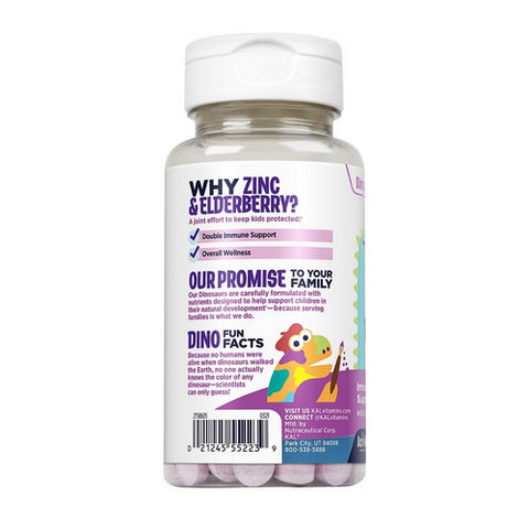 Kal, Zinc Elderberry ActivMelt, Mixed Berry 90 Tabs