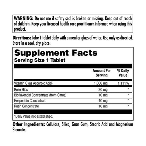 Kal, C 1000+ Sustained Release, 250 Tabs