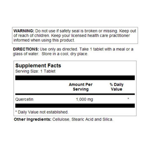 Kal, Quercetin, 1,000 mg, 60 Tabs