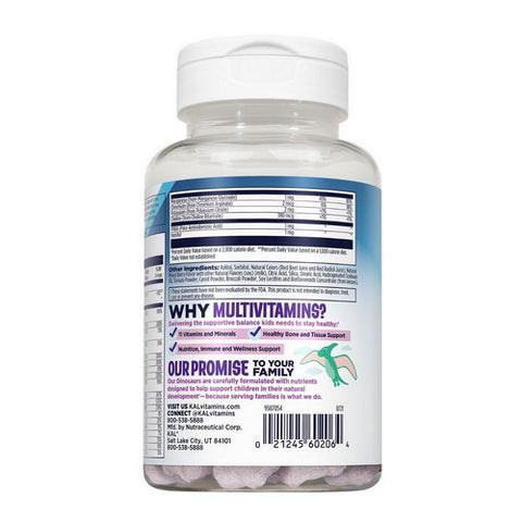 Kal, MultiSaurus, Mixed Berry 60 Chews