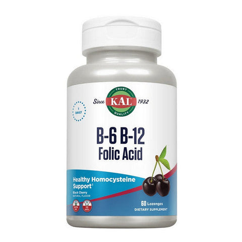Kal, B-6, B-12, Folic Acid, 60 Lozenges Kal