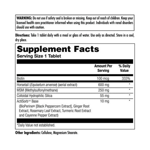 Kal, Super Silica Plus, 60 Tabs