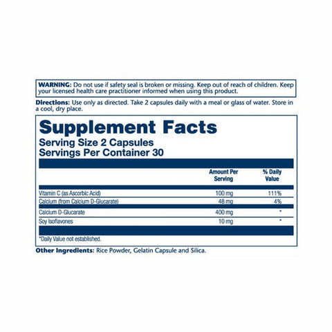 Solaray, Patented D-Glucarate, 200 mg, 60 Caps Solaray