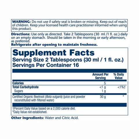 Solaray, Organic Beet Root Juice, 16 oz