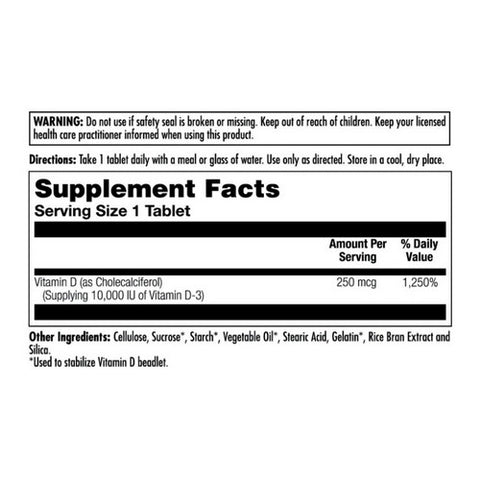 Kal, Ultra D-3, 10,000 IU, 120 Tabs