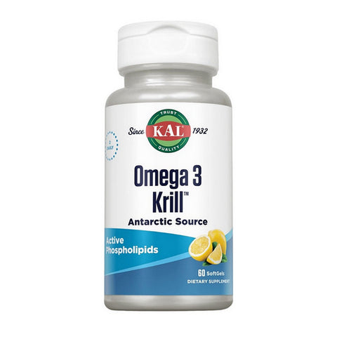 Kal, Omega 3 Krill, 60 Softgels Kal