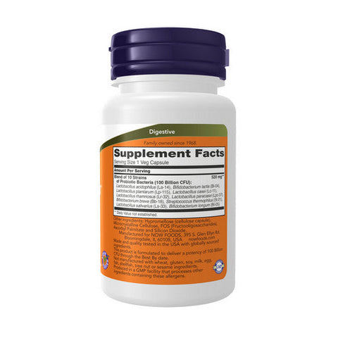Now Foods, Probiotic-10, 100 Billion, 30 Vcaps Now Foods