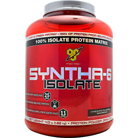 BSN Inc., Syntha-6 Isolate, Chocolate 4 lbs