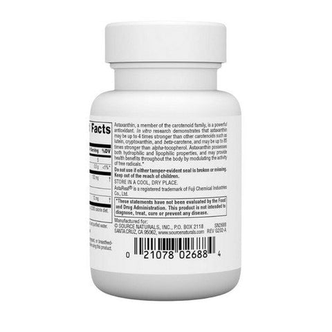 Source Naturals, Astaxanthin, 12 mg, 30 Softgel Source Naturals