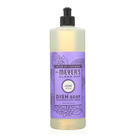 Mrs. Meyer's, Clean Day Liquid Dish Soap Lilac, 16 Oz(Case Of 6)