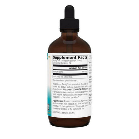 Source Naturals, Wellness Colloidal Silver Liquid, 30 Ppm, 8 Oz Source Naturals