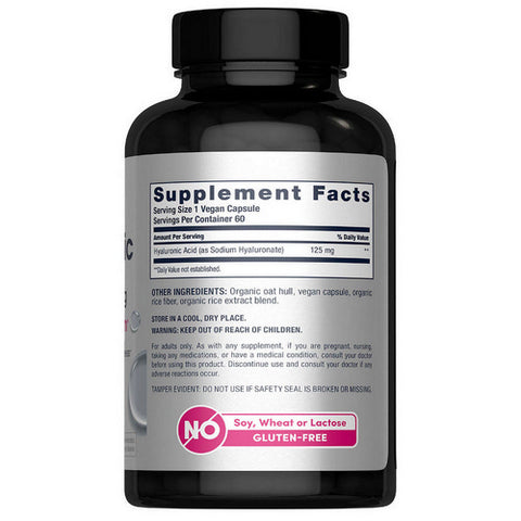 Neocell Laboratories, Hyaluronic Acid 125 mg, 60 Caps
