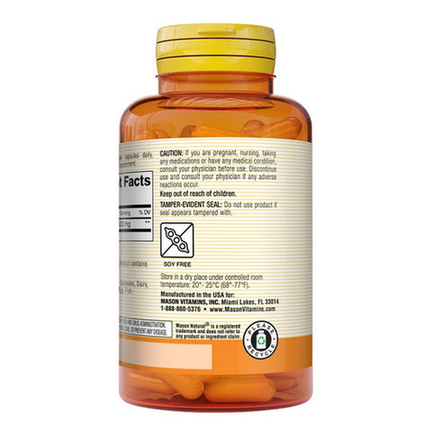 Mason, Activated Vegetable Charcoal, 60 Caps